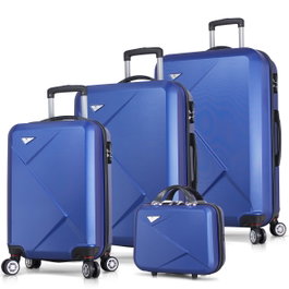 Zoozie Bags Juego de maletas de 4 piezas Azul